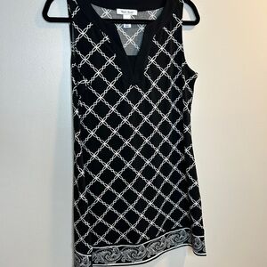 White House Black Market Chain Pattern Tank Top